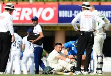 Watch Video | Bouncer from Umesh Yadav hits Dean Elgar Helmet at Ranchi