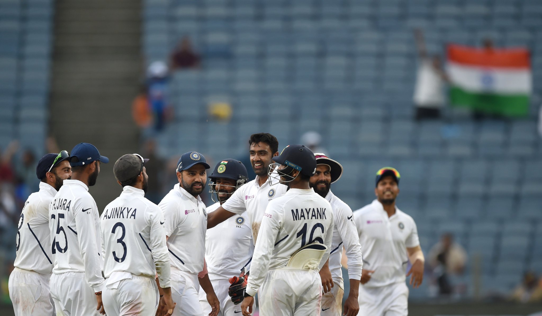 Team India win 2nd test match vs South Africa at Pune