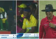 Watch Video | Nigerian player leaves ground in the middle for Washroom