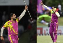 Watch Video | Tabraiz Shamsi shows magic trick during a match Tabraiz Shamsi shows magic trick during a match