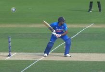 Watch: Rohit Sharma steals the show in Rajkot with a tennis forehand shot Rohit Sharma vs Australia in 2nd ODI