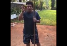 “It’s not a mango, it’s a limbu”, Harbhajan shared Sachin’s old video Sachin Tendulkar