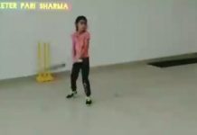 Poonam Yadav shares a video of a girl playing helicopter shot ms dhoni helicopter shot