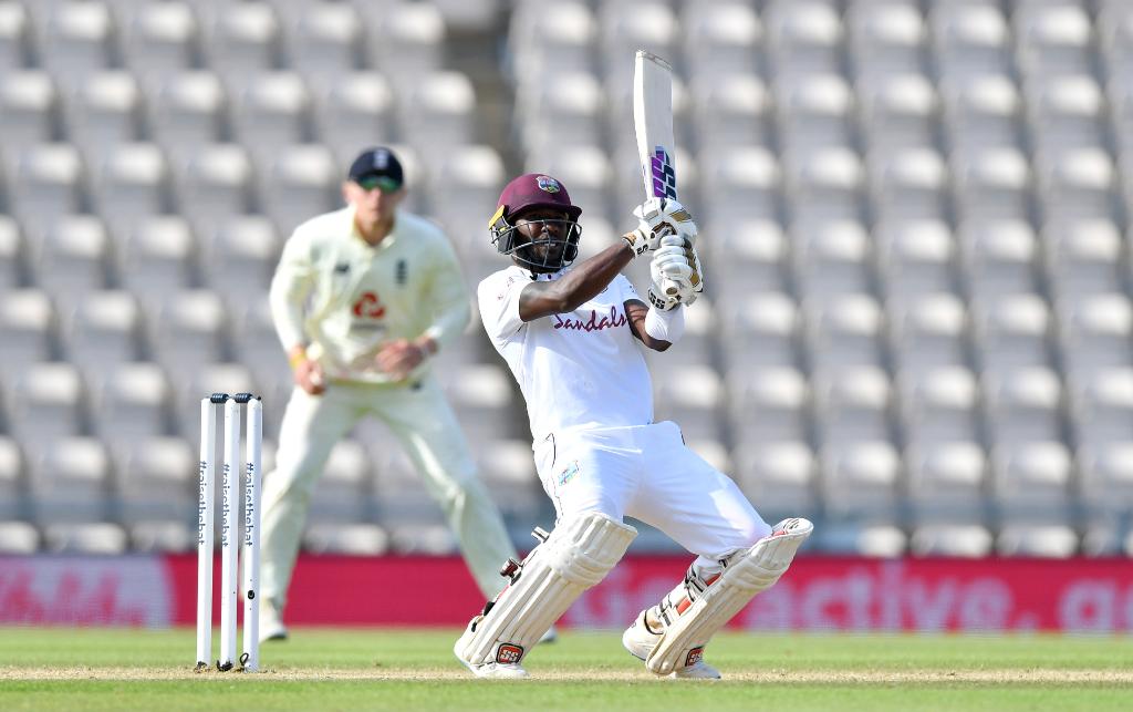 Jermain Blackwood from West Indies vs England on the first test