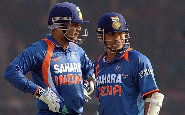 Sachin Tendulkar and Virender Sehwag, Sachin Tendulkar and Virender Sehwag bowl