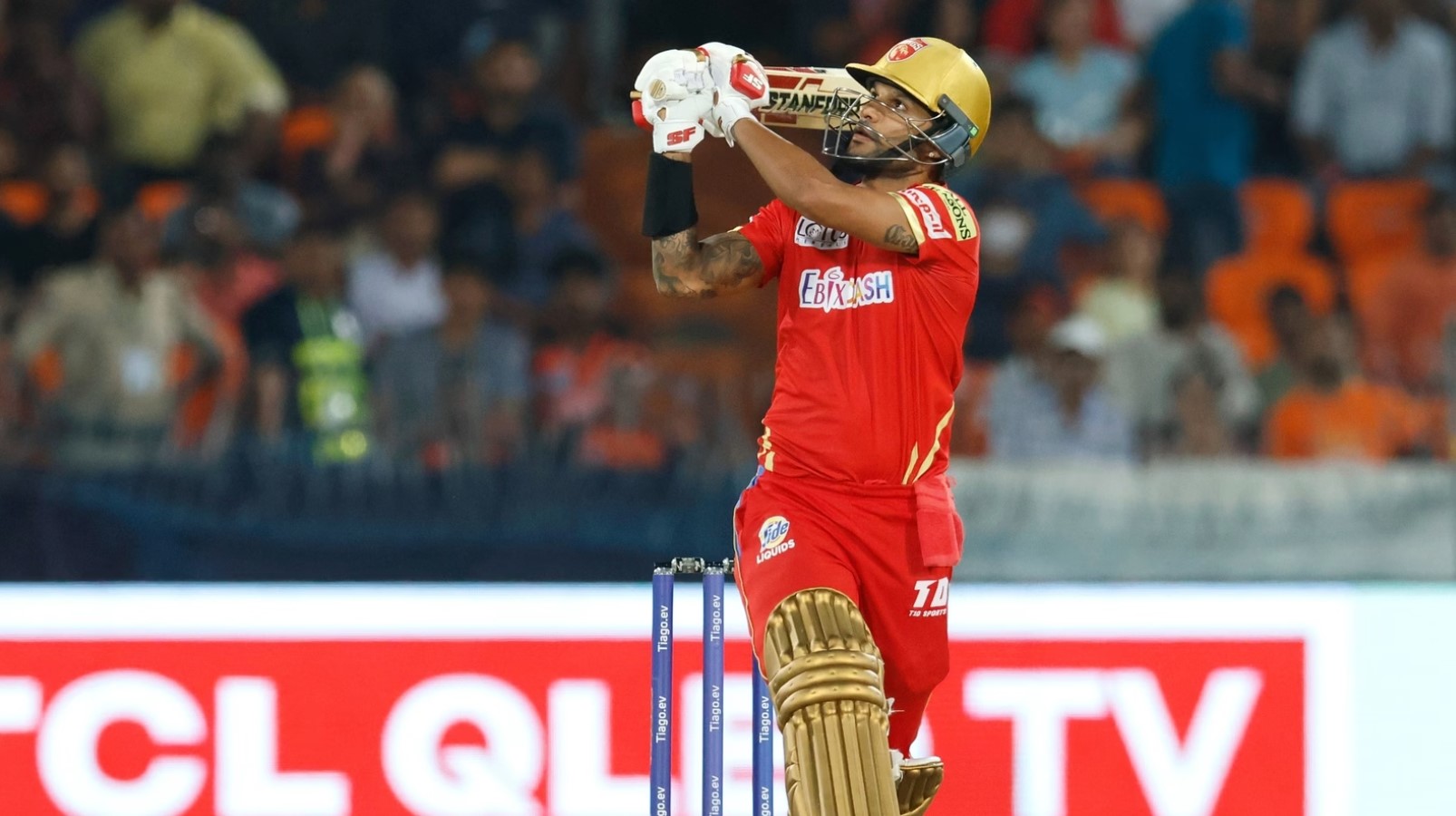 Shikhar Dhawan remains not out on 99  against SRH in IPL 2023
